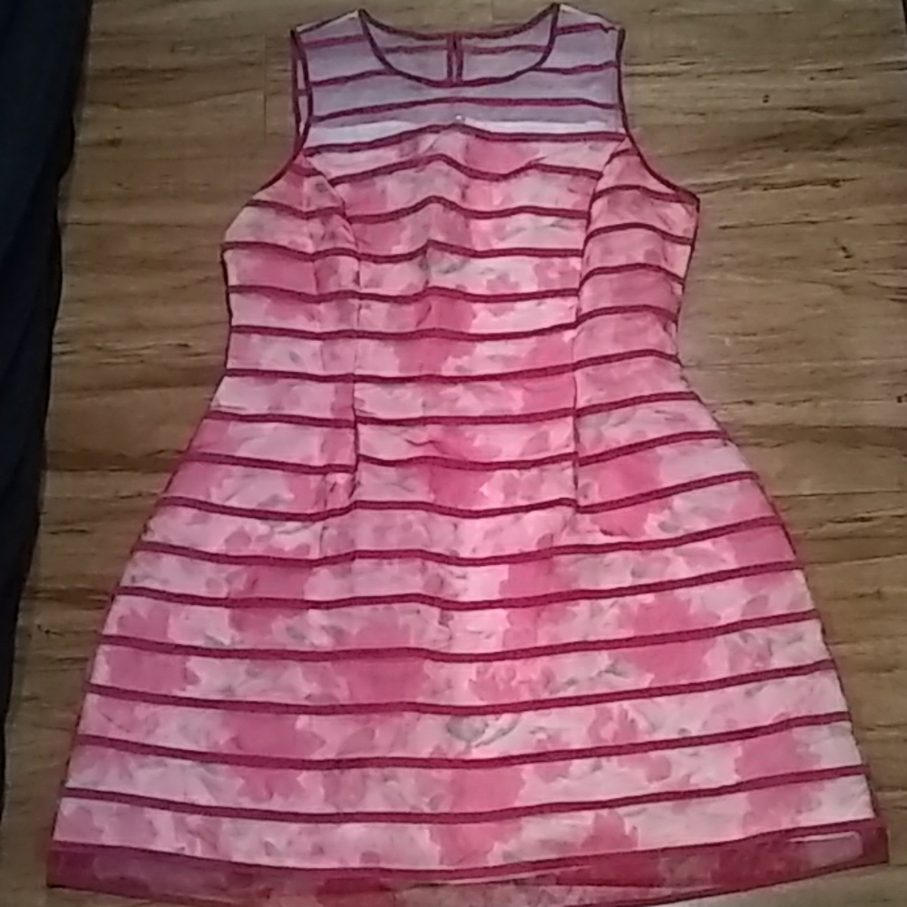 INC pink floral dress
